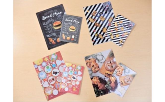 焼き菓子セット　あゆみオリジナルクリアファイル＆ノート付き！ お菓子 スイーツ 雑貨 日用品 文房具 愛歩 施設 
