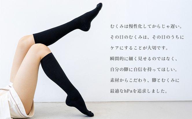 NOLL オリーブ着圧ハイソックス 3箱セット 着圧ソックス S-M 3足 着圧 ソックス NOLL オリーブ着圧