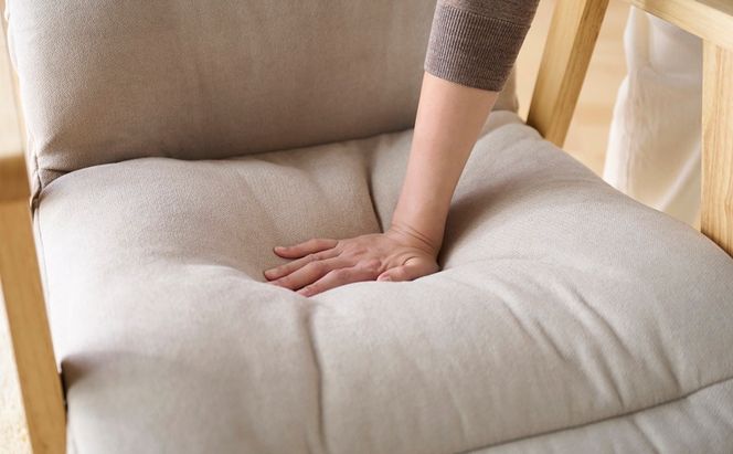 リクライニングウッドアームチェア FACN-RHB アイボリー リクライニングチェア 一人掛け リクライニング 座椅子 一人用 ソファー 高齢者 肘掛付 背もたれ フットレスト 椅子 プレゼント アイリスオーヤマ