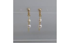 20-29伊勢志摩あこや本真珠イヤリング・レクタングルG