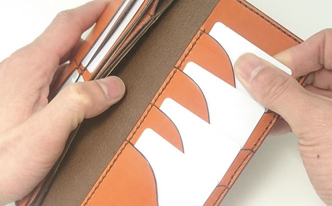 Vague 長財布（ソレイユオレンジ）