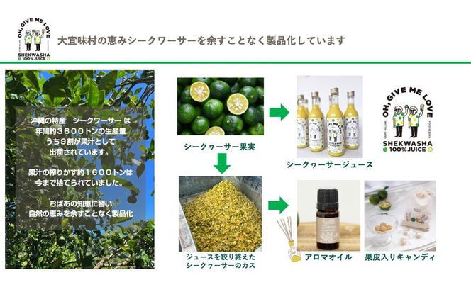 【定期便:3回】【OH.GIVEMELOVE】シークヮーサー100％ジュース360ml×2本　 沖縄 おきなわ 大宜味村 果物 くだもの 果実 シークワーサー しーくわーさー みかん 沖縄県産 ジュース お取り寄せ 話題 ドリンク ドレッシング 国産 県産 送料無料 やんばる ノビレチン