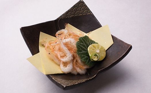 白えび3種セット（刺身、昆布締め、殻付き）　※沖縄・離島への配送不可