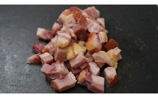 【 6ヶ月 定期便 】 燻製職人 風實 の 熟成 パラパラ ベーコン ( 100g×5 ) 茨城県 銘柄豚 ローズポーク ブランド豚 豚肉 肉 お肉 ベーコン [AJ036ci]