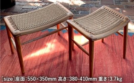 編み座 の スツール （ 大 ）《糸島》【カントリーチェア】【いとしまごころ】[ATC015] スツール 北欧 家具 木工 木製 おしゃれ 椅子 イス チェア 網み