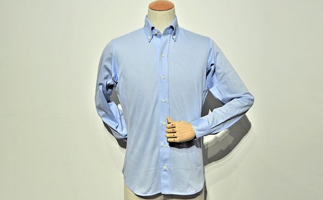 丸和繊維工業 INDUSTYLE TOKYO 動体裁断 シャツ サックス ファッション 「すみだモダン」 