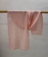 桜染　シルクサテンジャガードスカーフ　桜ピンク ファッション小物 