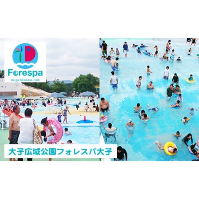 大子温泉 やみぞ 1泊2食付き ペア宿泊券＋フォレスパ大子 入場券 ペア入場券（AO005）