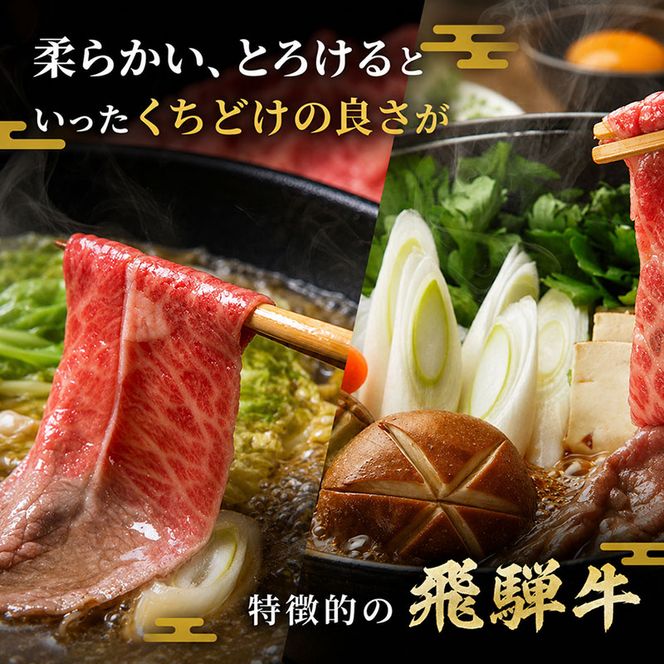 飛騨牛もも肉　スライス　400ｇ入り 牛肉 お肉 国産 黒毛和種 柔らかい とろける ジューシー 霜降り 細かいサシ 食材 食卓 グルメ 