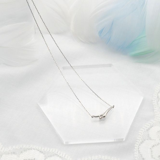 PT900/PT850 0.01ct ダイヤモンド ペンダントネックレス HH-019749 SWBT014-pt