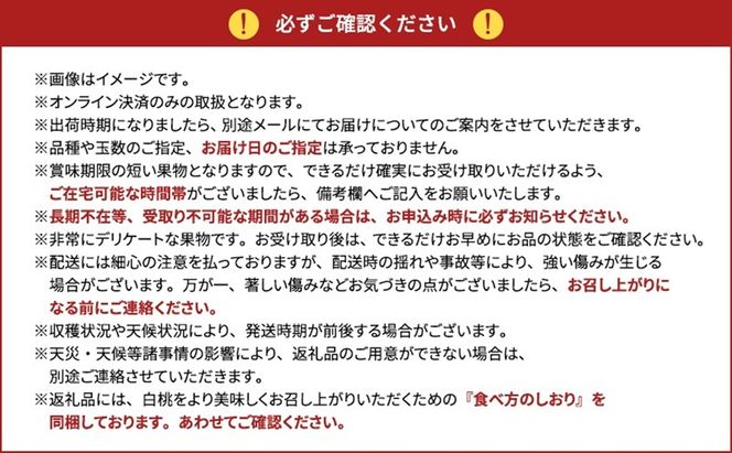 桃 2027年 先行予約 岡山県産 おかやま夢白桃 贈答用 2.0kg(5～8玉)　朝採れ　農家直送