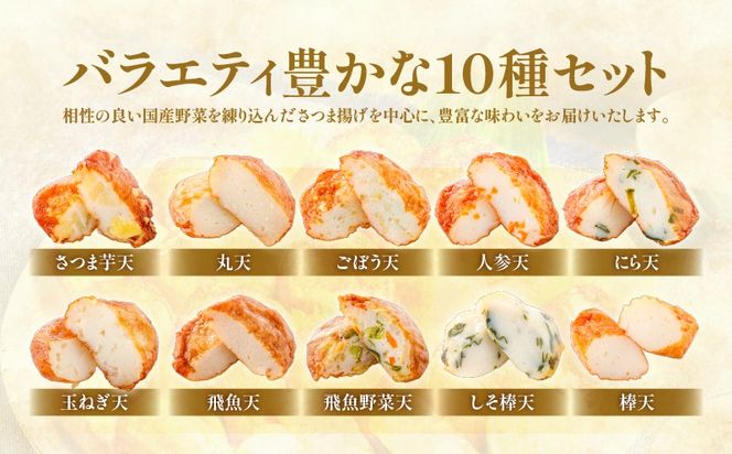 宝丸 真空さつま揚げ 10種24個　K341-001