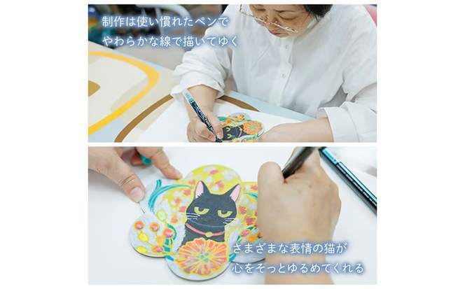 ＜福田素子＞ 創作グループ「かるくびるど」 オーダー原画B (2Lサイズ相当) イラスト アート 絵 雑貨 絵画 オリジナル インテリア 大分県 佐伯市 【JF002】【まんがスタジオもとちゃん.ネット】