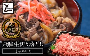 AB-27-R7-z A5飛騨牛切り落とし1kg（500g×2） 2025/9/19～