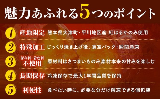 焼き芋 冷凍 焼きいも 800g 鞍岳農産 《30日以内に出荷予定(土日祝除く)》 熊本県 大津町 芋 さつまいも 焼き芋 アイス 甘い 冷凍 クール ホクホク 秋 旬 紅はるか 焼き芋 小分け スイーツ 冷やし焼き芋 長期保存 おやつ 間食 国産 熊本県産 大津町産---oz_kgn_1_800g---