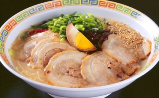 【 豚骨ラーメン 】 博多長浜ラーメン 6食入り × 4 （ 計24食 ） ラーメン らーめん 長浜ラーメン 博多ラーメン 博多 麺 豚骨 スープ 長浜 極細ストレート麺 豚骨スープ 極細麺