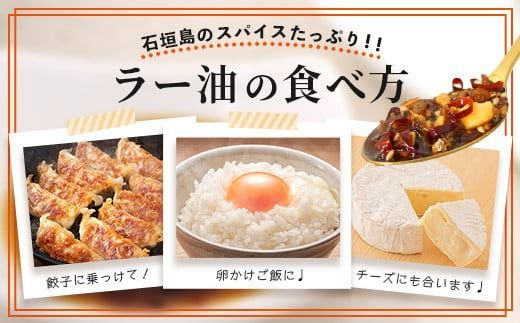 石垣島手作りラー油　八重山病おくすり特製ラー油＆ゴーヤのラー油 【 沖縄 石垣島 ラー油 食べる やみつき ごはんのお供 】 TY-1