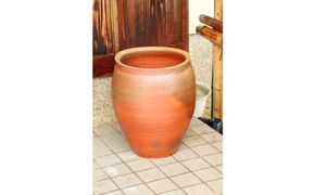 【東児の花窯】備前焼　花器　傘立て 民芸品 工芸品 インテリア 焼き物 