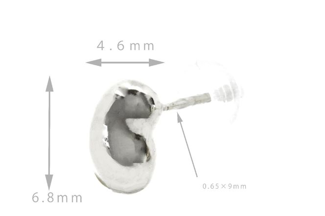 小豆　ピアス　PT900 188-107