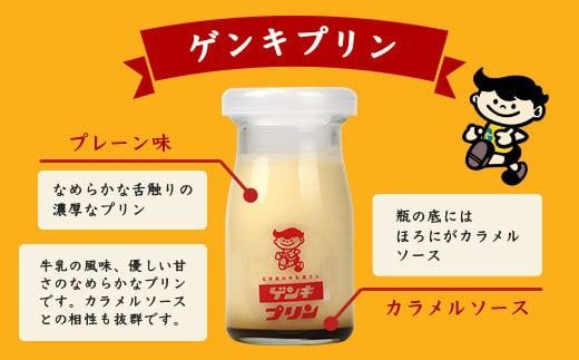 ゲンキプリン 6個 【プレーン 八重山ゲンキ乳業 お土産 観光 ゲンキくん ゲンキみるく 石垣島の牛乳屋さんのプリン】OP-1【島外不出のゲンキくん製品が返礼品に!!】【大人気の「ゲンキくん保冷バッグ」もお届け】