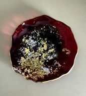 豆皿 口金ロック 古代金箔赤溜 ［NF170］ 303446_CU90080VC03