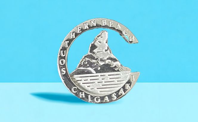 茅ヶ崎サザンCえぼし岩イヤリング 