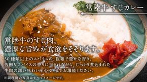 常陸牛 すじカレー 200g ×6 【茨城県共通返礼品】　カレー 牛すじ お肉 牛肉 簡単 冷凍 レトルト