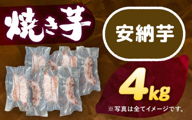 選べる品種/ 焼き芋 安納芋 4kg (8〜16本) さつまいも 焼きいも おやつ 愛西市 / 就労継続B型事業所ヤシの木[AEDG006]