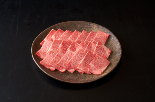 【4等級以上】【カネ吉山本】近江牛[選] 焼肉用 リブロース【500ｇ】【Y088W1】（国産牛　和牛　ブランド牛　ブランド和牛　黒毛和牛　牛肉　肉　高級　人気　おすすめ　神戸牛　松阪牛 に並ぶ 日本三大和牛 近江牛）