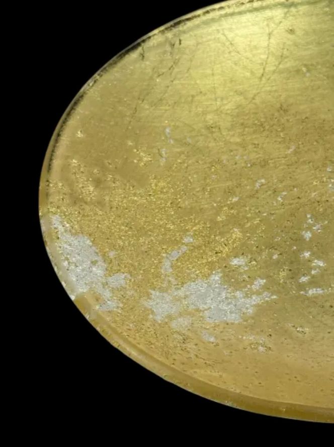 丸小皿 箔貼り ゴールド（金箔） ［NF158］ 303446_CU90075