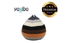 Yogibo Drop Rainbow Premium（ヨギボー ドロップ レインボー プレミアム）＜ナチュラル＞【ビーズクッション ビーズ 座椅子 椅子 クッション ビーズソファー ビーズソファ 新生活 プレゼント インテリア 家具 ベッド ゲーム】-[G778-3]