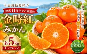 金時紅みかん  約5kg フルーツ みかん 果物 香川県 土庄町
