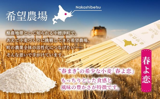 北海道中標津町産「春よ恋」パスタ×6袋【82003】