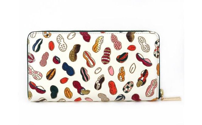 長財布 大容量 ぐるっとファスナーの長財布 ピーナッツ 文庫屋大関 通帳が入る 財布 レディース ラウンドファスナー レザー 本革 革 文庫革 レディース財布 お財布 通帳 通帳入れ 通帳ケース 日本製 東京 墨田区