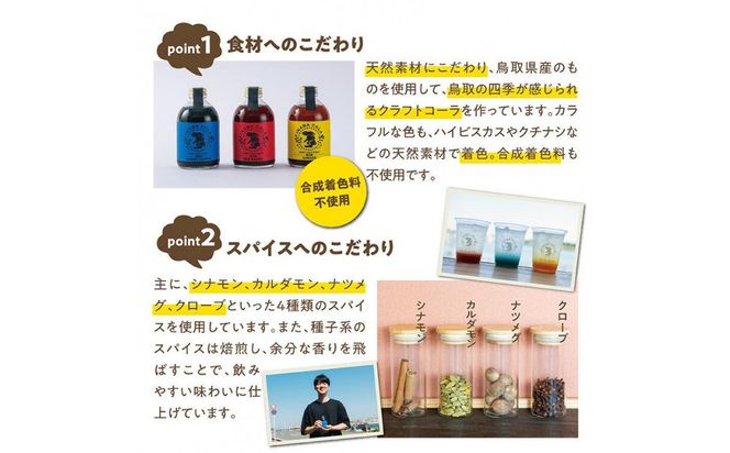 因幡コーラシロップBセット(ジンジャー・ハニーレモン) 312011_EY002