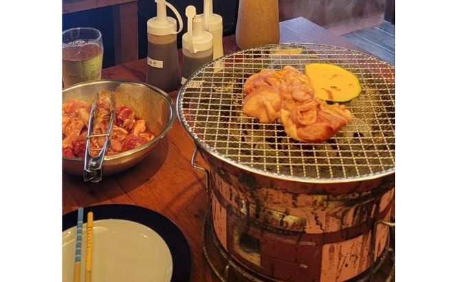 感謝券 【七厘焼肉 絆】感謝券10,000円分 (1,000円×10枚) 食事券 お食事券 食事 券 焼肉 ホルモン 七輪 飲食 蟹江町 愛知県