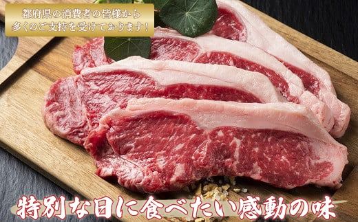 とかち鹿追牛ロースステーキ（とかち鹿追牛Cセット） 180g×4 SKA005