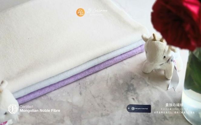 G3320 『Noble Fibre』100％カシミヤ・マフラー グレージュ【高級 カシミア おしゃれ ファッション 防寒 かしみあ】