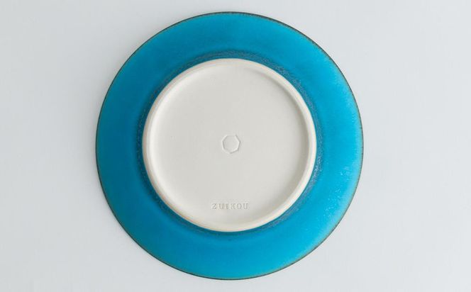 【瑞光窯-ZUIKOU-】カップ&ソーサー ペアセット(ターコイズブルー/青)［ 京都 京焼 陶磁器 清水焼 窯元 マグカップ コーヒーカップ 180ml 適量サイズ おしゃれ 人気 おすすめ 食器 うつわ 陶器 お取り寄せ 通販 送料無料 ふるさと納税 ］ 261009_B-HK37