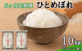 【定期便5カ月間】　令和8年産米　花巻ひとめぼれ10kg （5kg×2袋） ＜10kg×5カ月連続でお届け＝計50kg＞ 【2461】