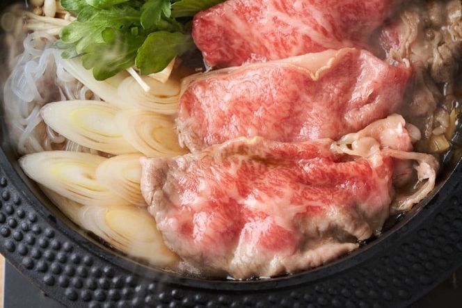 博多和牛 A4以上 すき焼きセット 500g [MEAT PLUS 福岡県 筑紫野市 21761003] 肉 牛肉 和牛 黒毛和牛 すき焼き 冷凍