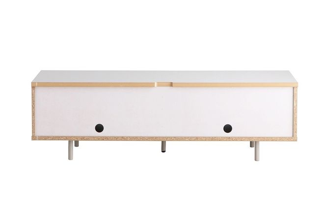 【東馬家具】カクトTV 150 NA【テレビ台 北欧 リビング 収納 おしゃれ 国産】(H060695)