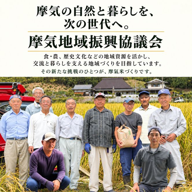 【定期便6回】令和8年産新米 有機堆肥栽培米 こしひかり 摩氣米 5kg コシヒカリ 精米 白米 米 コメ お米 おこめ ご飯 ごはん 京都 令和8年 5キロ 新米 新米26