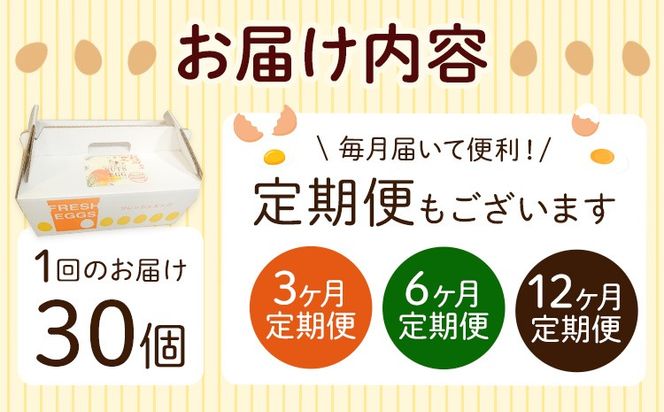 卵 大津町産 ナッツエッグ 有精卵 30個 定期便 あり 3回 6回 12回 合資会社相良ポートリー《出荷時期をお選びください》熊本県 大津町 卵 鶏卵 たまご タマゴ 赤玉子 送料無料---oz_srp_5_30k---