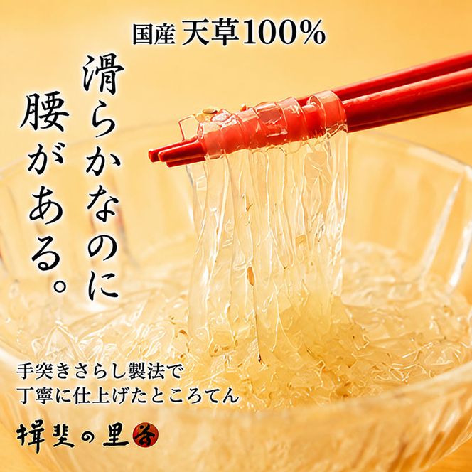 ところてん 昔ながらの手突きさらし トコロテン 1袋2パック×12袋