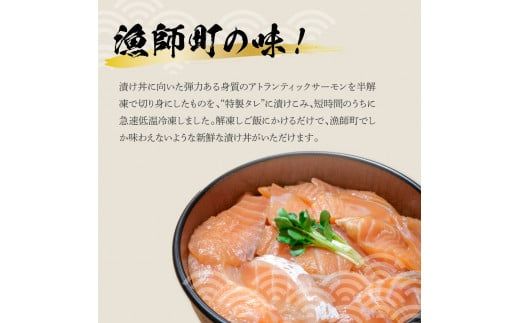 サーモンの醤油漬け丼 16袋セット 1パック60g 漬け丼 海鮮丼 サーモン丼 出汁茶漬け おかず おつまみ 惣菜 魚 魚介類 海鮮 個包装 小分け 真空パック 簡単【企業組合　宇佐もん工房】 [BQAB058]