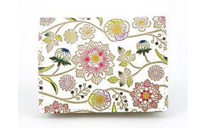 【文庫屋大関】箱まち小銭入れ　ダリア＜ベリーピンク＞【皮革工芸品】 ファッション小物 財布 民芸品 