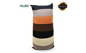 Yogibo Short Rainbow Premium（ヨギボー ショート レインボー プレミアム）＜ナチュラル＞-[G783-3]