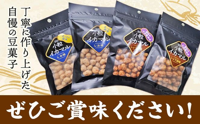 小粒イカマル おつまみセット 65g×4袋 しお味×2袋 しょう油味×2袋 有限会社 田口製菓《30日以内に出荷予定(土日祝除く)》岡山県 笠岡市 送料無料 豆 豆菓子 おつまみ イカ いか 詰め合わせ---T-18---