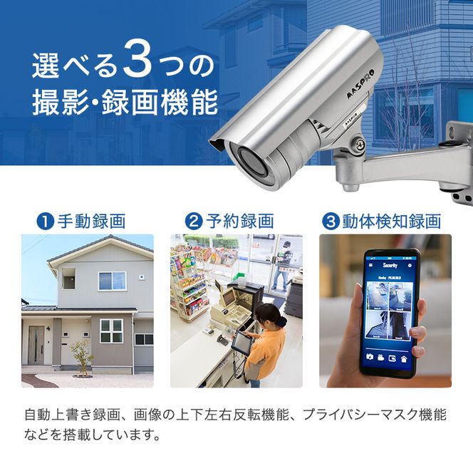 防犯カメラ 屋外 256GB SDカードレコーダー内蔵カメラ ASM03FHD 防犯 カメラ 電化製品 セキュリティー LED センサー 小型カメラ 録画 